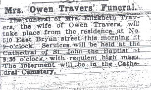 Obituary Elizabeth Jane Upton Ivey Travers
