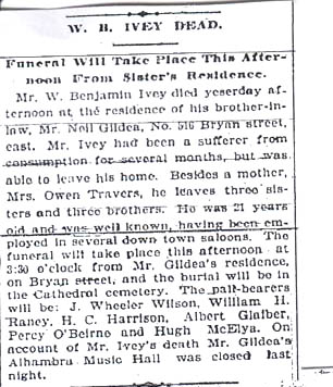 Obit William Benjamin Ivey